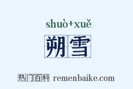 朔雪是什么意思的图片